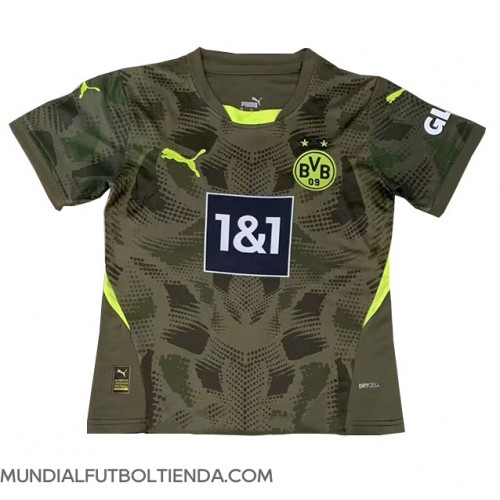 Camiseta Borussia Dortmund Portero Segunda Equipación Replica 2024-25 mangas cortas